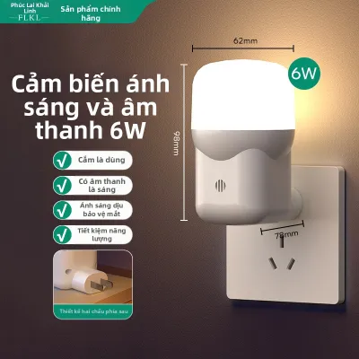 FLKL | Đèn Không khí Phòng Ngủ Đèn Radar Thông Minh Ánh Sáng Mờ
