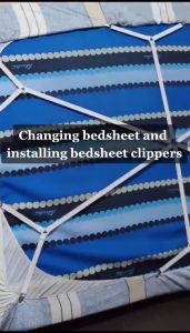 Adjustable Bed Sheet Holder Triangle Bed Sheet Holder Fastener Clips Blankets Grippers Fixing Non-Slip Strap
