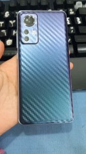 2023 Skin Sticker Back Carbon Bunglon Xiaomi Redmi Note 12 12Pro Note 11 NFC 11Pro 5G 10 5G 10s 10Pro/Note 9 Pro 8 8Pro 7 7Pro/Note 6 6Pro 5 5Pro 4 4X Garskin Belakang 3 Dimensi Karbon Hologram Simetris Case Tipis Anti Gores/Jamur Pelindung Handphone Baru