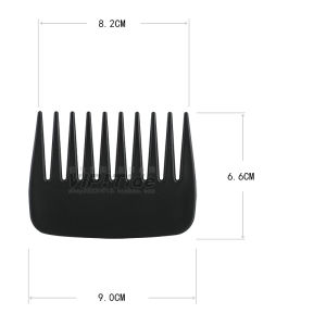 Vipt Trident Multi-Use Styling Comb Oil Head Back Head Large Texture Natural Pattern Pocket Comb Personal Grooming Tool
