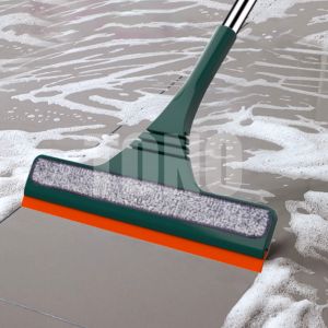 1 Set Extendable Window Cleaner Set with Scraper & Microfiber Pad Replaceable Microfiber Pad Glass Wall Cermin Tingkap