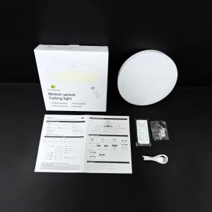 10000mAh Rechargeable LED Ceiling Light Smart Radar Motion Sensor Ceiling Lamp Wireless Remote Control No Wiring 3 CCT