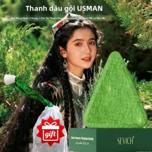 Sữa Gội Thảo Dược Tự Nhiên Usman Grass Platycladus 120g Tạo Bọt Mềm Mại Phục Hồi Tóc Dưỡng Tóc Không Chứa Thành Phần Động Vật Kích Thước Du Lịch Trị Gàu Dành Cho Mọi Giới Tính