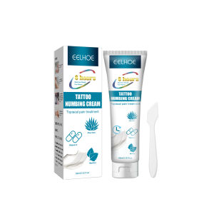 Eelhoe Tattoo Numbing Cream Temporary Tattoo Pain Healing Ointment Before Surgery Semi Permanent Makeup Beauty Body Eyebrow Lips Liner Tattoo Care Cream Painless Pain Relief Cream Anesthetic Tattoo Cream(60ml)