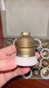 Fitting Brass Lamp Holder E27 Fitting Edison Keramik E27