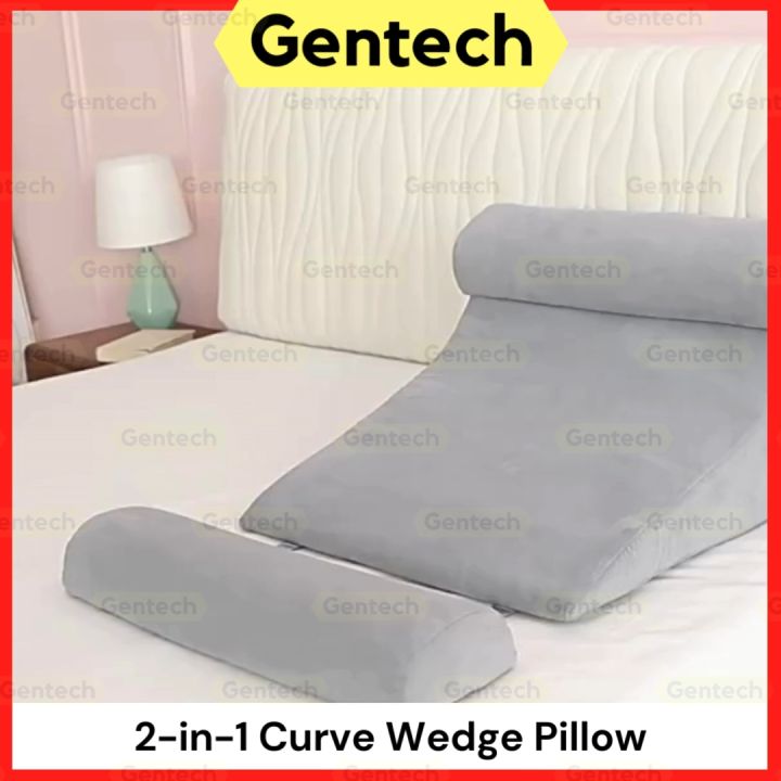 🔥LOCAL STOCK🔥 Premium Quality Bed Wedge Pillow Prevent Acid Reflux Rise