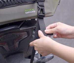 ROCKBROS Motorcycle rear seat bag Waterproof Travel Luggage Bag Large Capcity pannier Reflective Mototbike Accessories