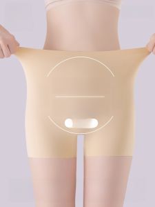 MiiOW | Quần an toàn Ice Silk MiiOW Cat Person cho nữ mùa hè mỏng liền mạch không đường may quần lót ren liền mạch phong cách mới 2025