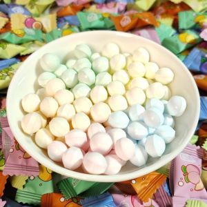 Sugar-Free Mint Flavor Kisses Mixed Press-Casted Candy Breath Freshener Snacks Traditional Chinese Candy 200g Bag