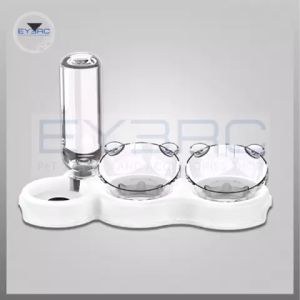 3 in 1 Automatic Pet Feeder with bottle (Cat Face Curvy body)