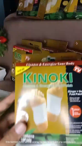 Kinoki Gold 1 Box Isi 10 Pcs Koyo Pads Koyo Detox Foot Patch Kaki Aroma Herbal