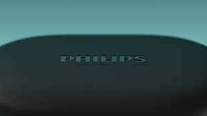 Philips True Wireless Earbuds - Bluetooth 6.0 24H Playtime Dynamic Bass SecureFit IPX4 Splash Proof (TAT1300)