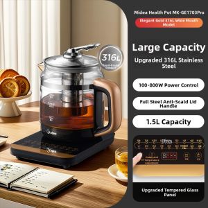 Midea | Multifunctional Glass Kettle for Boiling and Simmering Water