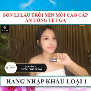 Son siêu lì son lì chính hãng Sidumi hàn quốc son lì không trôi khi ăn uống son môi cao cấp dạng thỏi màu cam đất cam cháy đỏ nâu không lỗ vân môi quyến rũ son lì lâu trôi son kem siêu lì chống nắng dưỡng hồng môi xịn tốt- Shopping vip