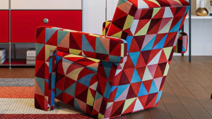 Ghế Sofa Đơn  Ghế Sofa Phòng Ngủ Gia Đình Tựa Lưng Độc Đáo Ghế Sofa Vải Kiểu Dáng Màu Sắc Cho Khách Sạn. ( SKU 9433)