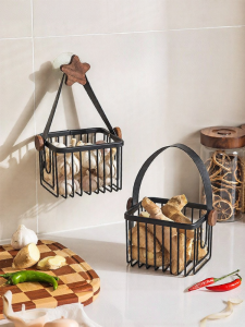 MODERN SWEETHOME | Kitchen Storage Basket Rack For Vegetables and Eggs