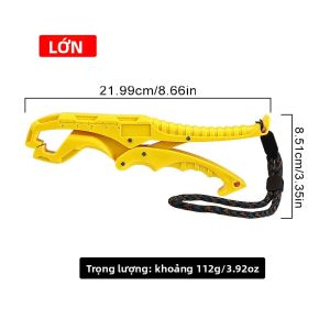 WEIHE 1 Cá Nhựa Môi Cầm Câu Cá Kẹp Dụng Cụ Chống Rỉ Sét Ăn Mòn Kích Thước S/M/L Tùy Chọn Có Sẵn