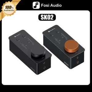 Fosi SK02 USB DAC - Headphone Amplifier and Digital Decoder Supports DSD 256 and PCM for 3.5mm and 4.4mm Balanced Headphones