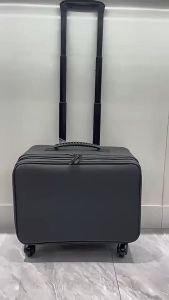 Cốp kéo da PU đựng makeup chuyên dụng cho makeup artist chuyên nghiệp tiện lợi