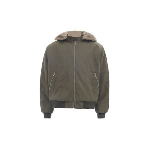 Limited Edition Snake Year Short Qing Mountain Eagle Jacket Mens Autumn Winter Heavyweight Fleece Lined Hooded Cotton Jacket