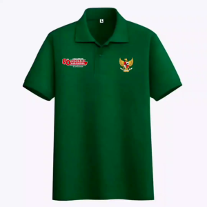 Kaospolos - Kaos Polo Kerah Pria Distro Seragam Lengan Pendek Edisi Hut Kemerdekaan se INDONESIA