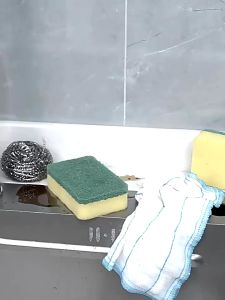 NEW DESIGN Kitchen Sink Countertop Storage Rack  304 Stainless Steel Sponge Cloth Drainer WIth Detachable Hanging Rod