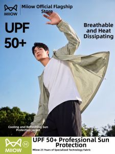 MiiOW | Mens Summer Ice Silk Thin Outdoor Fishing Sun Protection Jacket