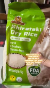 5kg shirataki rice shirataki dried rice 1kg shiritaki dried rice healthy low carb 0 fat 0 sodium no-cook