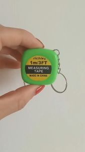 🇲🇾 1 Meter Mini Measuring Tape Measurement Tape Keychain Retractable Ruler Pocket Size 1M Pita Ukur Belajar Hadiah Alat