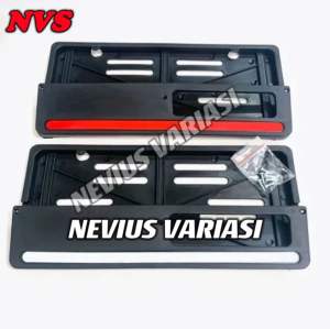 COD 2 PCS Dudukan Plat Nomor Honda Model Original Cover Plat Nomor BIG WING Satu Pasang Lis Nyala Plus Baut Universal Cover Plat Nomor Beat Vario Scoopy Fino DLLI