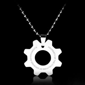 yumei | Hot Sale War Machine Necklace Stainless Steel Reaction Furnace Necklace For Men Women Fans Necklac