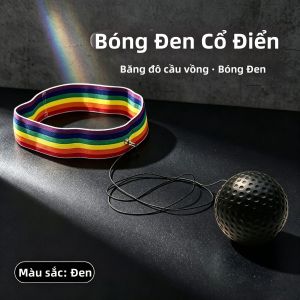 Dụng Cụ Tập Luyện Tốc Độ Bóng Phản Ứng Rainbow Headband Thiết Kế Nhiều Màu Sắc Thời Trang Thiết Bị Thể Dục Quyền Anh Dành Cho Tập Luyện