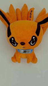 HOT NEW Kurama plush cartoon doll toy cute soft stuffed kyuubi fox plush doll for children birthday gift 20cm