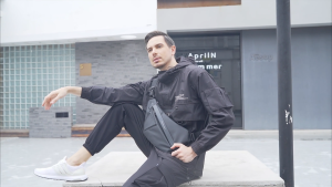 Fenruien Túi Đưa Thư Túi Đeo Vai Trước Ngực Cho Nam Túi Đeo Vai Đi Xe Đạp Thể Thao Giải Trí