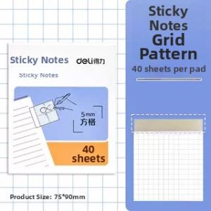 deli | Foldable Transparent High Light Note Sticky Notes