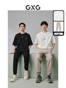 GXG | Bộ Áo Thun và Quần Tây Chất Liệu Knit Dành Cho Người Đi Làm
