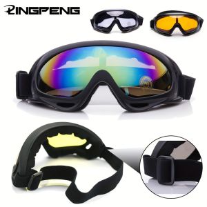 Outdoor Goggles Ski Goggles Windproof Goggles Bicycle and Motorcycle Riding Glasses Sports Glasses Ski Goggles