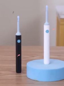 Ear Cleaner Spoon LED Flash Light Ear Wax Curette Picker Visual Children Earpick Eer Wax Dig Remover Ear Nose Novel Tweezer