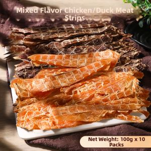 HOOPET | Chicken Jerky Ham Sausage Biscuits Dental Chews Freeze-Dried Dog Treats