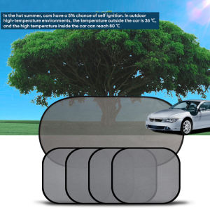 2PCS Car sunshade mesh side shield sunshade mesh windshield sunshade sunshade sun protection and UV protection car accessories