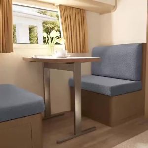 Bộ 2 Vỏ Đệm Ghế Ngồi Xe RV Bằng Vải Dệt Jacquard Chất Liệu Lông Cừu Co Giãn Dùng Cho Ghế Tựa Lưng Ghế Băng Xe Hơi Xe Cắm Trại