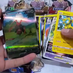 1 Pack Mainan Kartu Pokemon Langka Isi 30 Lembar Bonus 1 Kartu Hologram / Mainan Kartu Koleksi Karakter Pokemon Terbaru