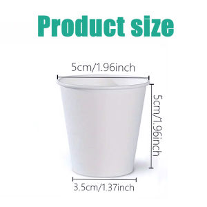 50/100PCS Disposable Small White Paper Cup Juice Coffee Drinking Outdoor Camping Activity Item Try Drinking Paper Cup Container