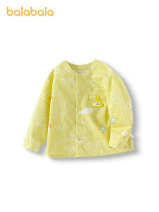 balabala Boys Shirt Baby White Shirt Summer New Children Sunscreen Thin Top