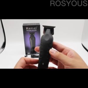 Kemei KM-2299 Professional Pet Grooming Clipper Rechargeable 0mm Zero Gapped Cordless Hair Trimmer for Dogs Cats
