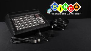 1Tiangge 75 Balls US Version Bingo Flashboard Controller – with 8 Meters / 26 Feet HDMI Cable and DC 5V Power Supply – Use for Games with 1 Year Warranty | TV NOT Included