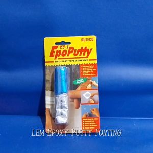 Lem epo Putty Forting 50gr  Tahan Panas Penambal Besi   Porting Anti HEAT