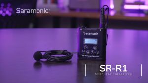 Saramonic รุ่น SR-R1 Miniature Handy Recorder with Lavalier Microphone เครื่องบันทึกเสียงแบบพกพา