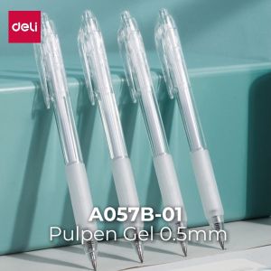 Deli Gel Pen Pulpen Gel warna Hitam A057B-01 (Satuan)