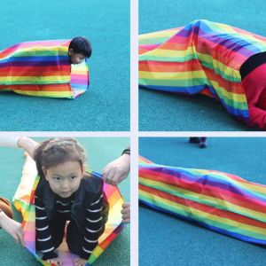 Childrens Tunnel Crawling Game Tunnel Toy Portable  Outdoor Indoor Sports Toy Smooth Fabric 3/5/8M  Play